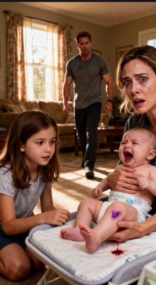 We were looking after my newborn niece when my 6-year-old daughter called out, “mom, come here!” she was helping with the diaper change. i came over, and the moment i saw it, i froze. my husband gently moved our daughter away and immediately called for assistance.