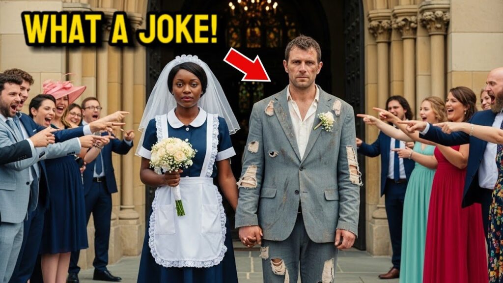 A Black nanny marries a homeless man. Guests laugh at their wedding until he takes the microphone and says this…-TNY