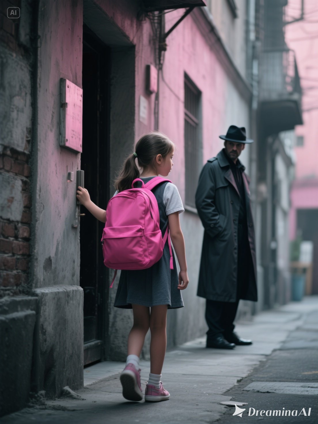 A seven-year-old girl realized that a strange man in black clothes was following her; but instead of going home, she did something completely unexpected 😱😱