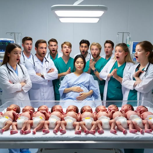 Mother Gives Birth to 10 Babies and Doctors Realize One of Them Isn’t a Baby! Biggest Shock!