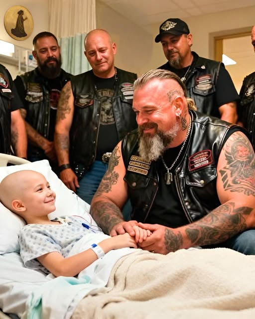 40 Bikers Took Shifts Holding Dying Little Girl’s Hand For 3 Months So She’d Never Wake Up Alone In Hospice