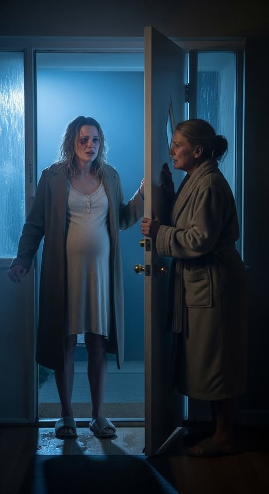 My pregnant daughter showed up at my door at 5 AM, beaten by her husband. He told her no one would believe her. He didn’t know I was a homicide detective for 20 years.