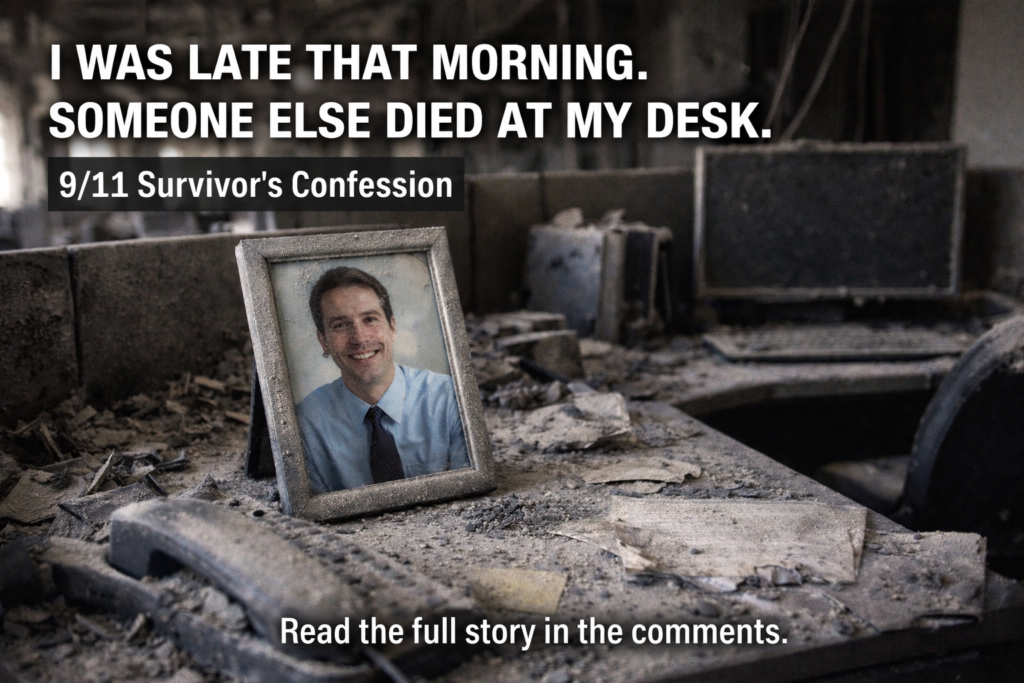 I Was Late That Morning. Someone Else Died at My Desk.